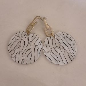 Acrylic hanging earrings